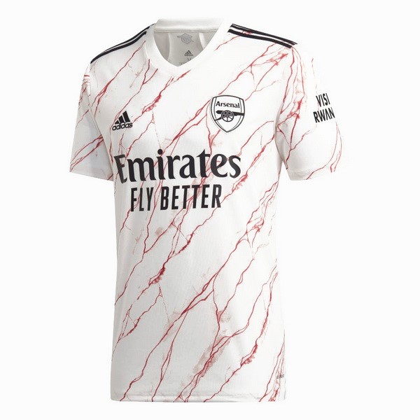 Camiseta Arsenal Segunda Equipación 2020-2021 Blanco